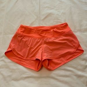 Bright pink Lululemon shorts